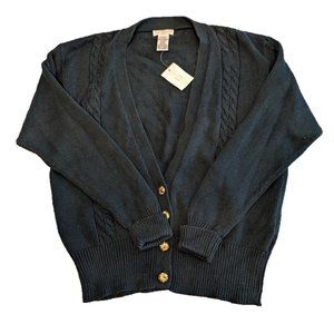 Vintage 100% Cotton Cardigan - Size S - NWT
